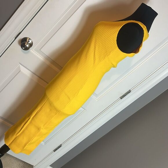 BNWT - COTTON CITIZEN IBIZA MIDI DRESS - YELLOW - S - Picture 3 of 6